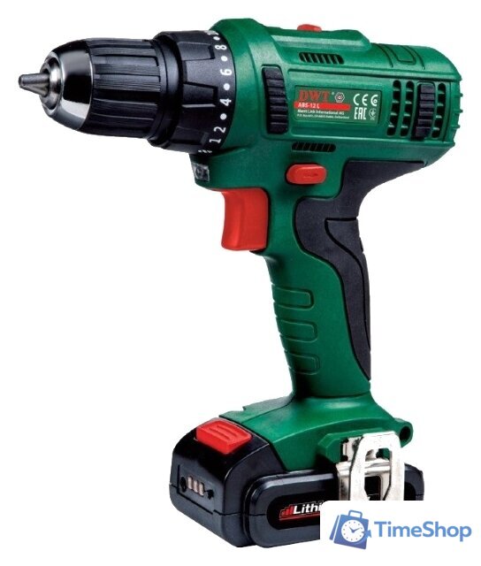 Дрель-шуруповерт DWT ABS-18 L-2 BMC (с 2-мя АКБ, кейс) - Изображение №1 — Интернет-магазин Time-Shop