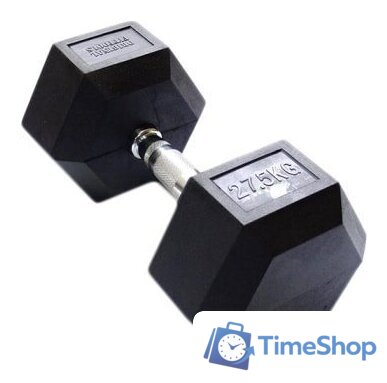 Гантель Original FitTools FT-HEX-27.5 27.5 кг - Изображение №1 — Интернет-магазин Time-Shop