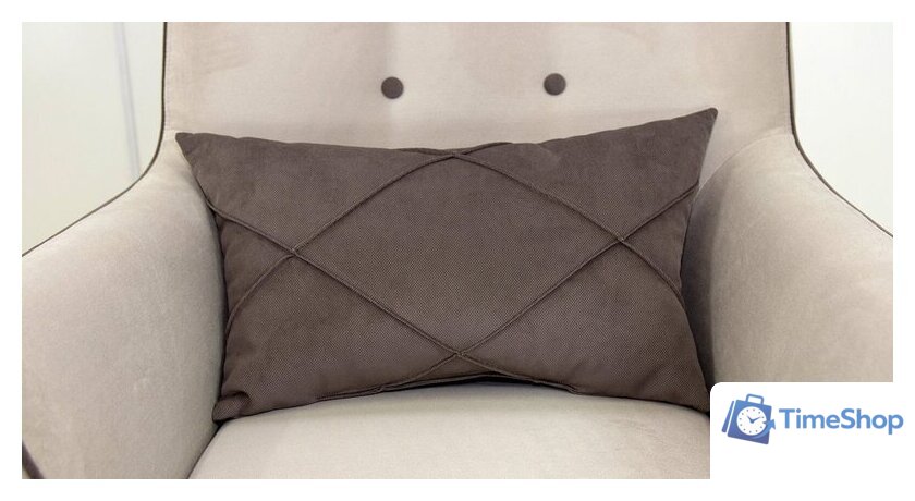 Интерьерное кресло Нижегородмебель Френсис ТК 262 (офелия/амиго велюр, бежевый) - Изображение №7 — Интернет-магазин Time-Shop