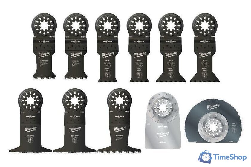 Набор пильных полотен Milwaukee 48906090 (11 шт) - Изображение №1 — Интернет-магазин Time-Shop