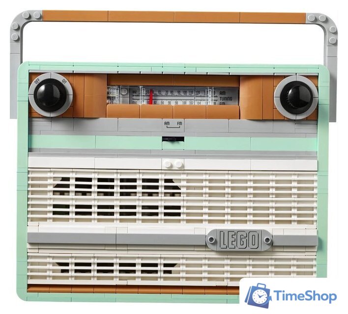 Конструктор LEGO Icons 10334 Радио в стиле ретро - Изображение №3 — Интернет-магазин Time-Shop