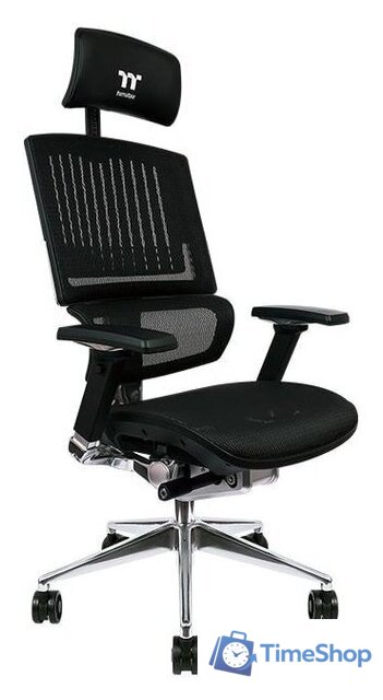 Офисное кресло Thermaltake CyberChair E500 GGC-EG5-BBLFDM-01 (черный) - Изображение №1 — Интернет-магазин Time-Shop