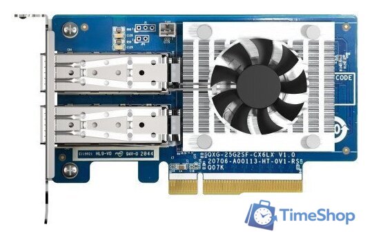 Сетевая карта QNAP QXG-25G2SF-CX6 - Изображение №1 — Интернет-магазин Time-Shop