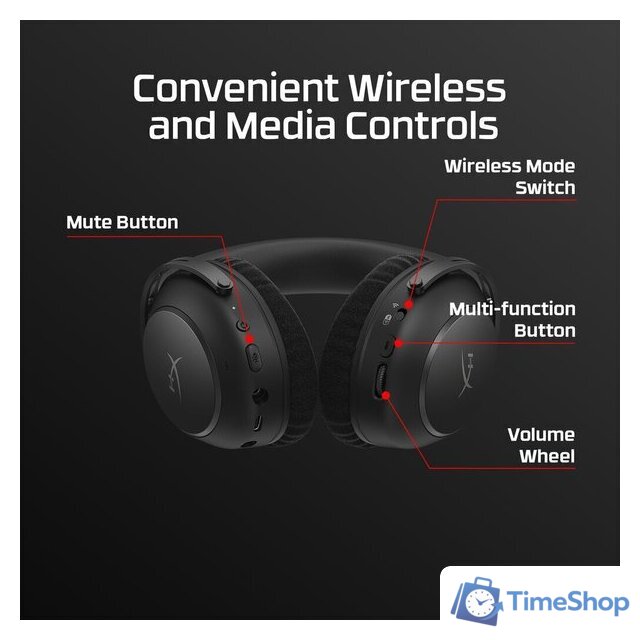 Наушники HyperX Cloud Alpha 2 (черный) - Изображение №13 — Интернет-магазин Time-Shop