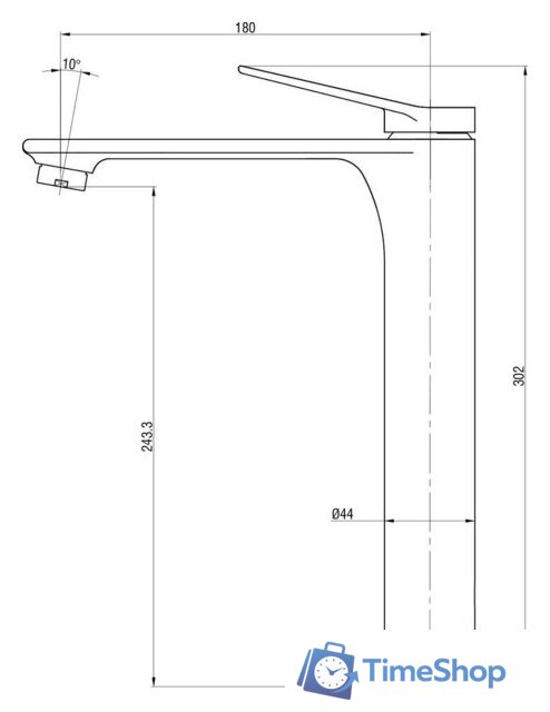 Смеситель Lauter Rio 21AM12672 - Изображение №2 — Интернет-магазин Time-Shop