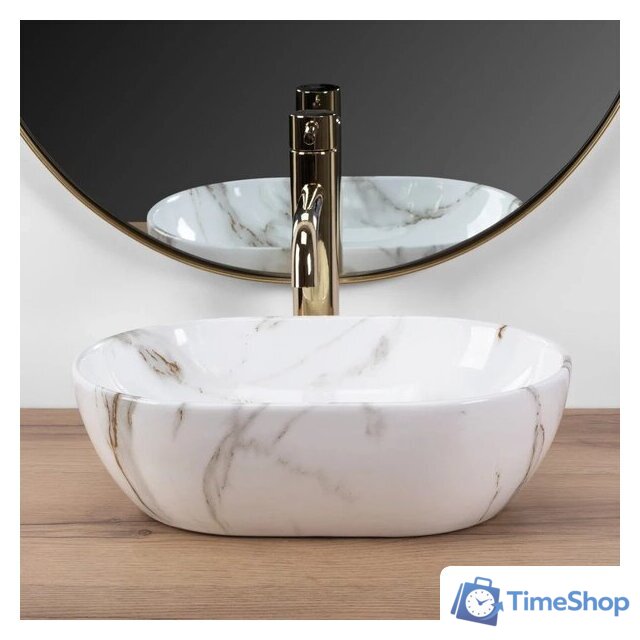 Умывальник Rea Amelia Mini U9107 (белый) - Изображение №4 — Интернет-магазин Time-Shop