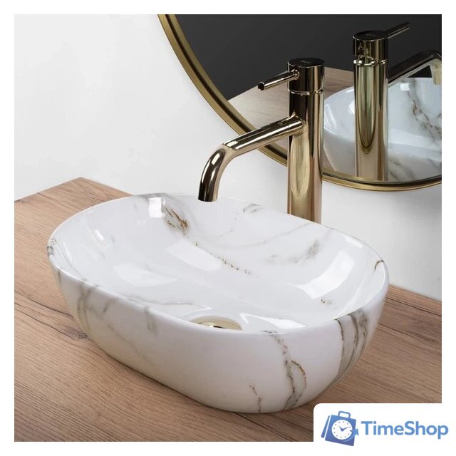 Умывальник Rea Amelia Mini U9107 (белый) - Изображение №3 — Интернет-магазин Time-Shop