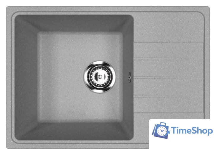 Кухонная мойка Mixline ML-GMU06 556730 (серый камень) - Изображение №1 — Интернет-магазин Time-Shop