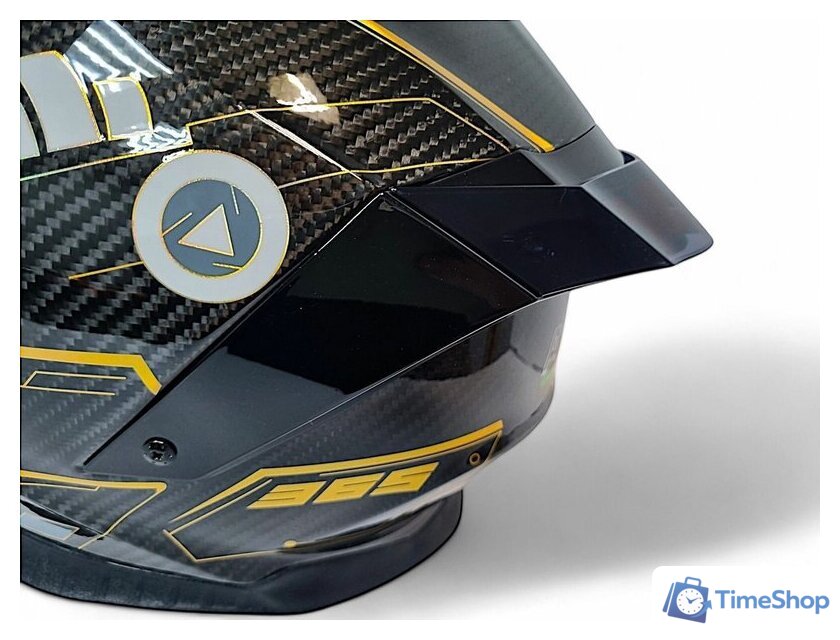Мотошлем AIM RH365 365-012-S (S, Carbon Kaiqi Golden) - Изображение №10 — Интернет-магазин Time-Shop