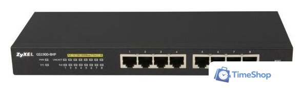 Управляемый коммутатор уровня 2+ Zyxel GS1900-8HP - Изображение №21 — Интернет-магазин Time-Shop