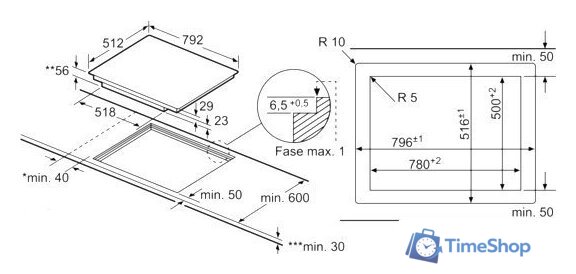 Варочная панель Siemens EX801LVC1E - Изображение №6 — Интернет-магазин Time-Shop