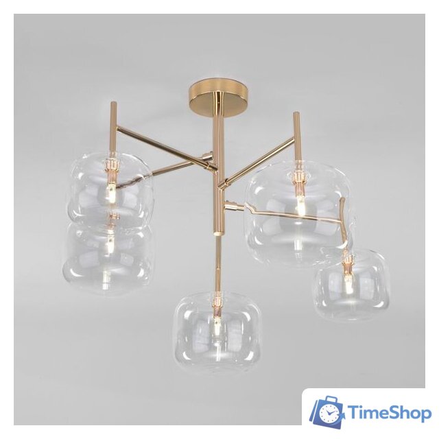 Люстра средней высоты Евросвет Jar 70128/5 (золото) - Изображение №1 — Интернет-магазин Time-Shop