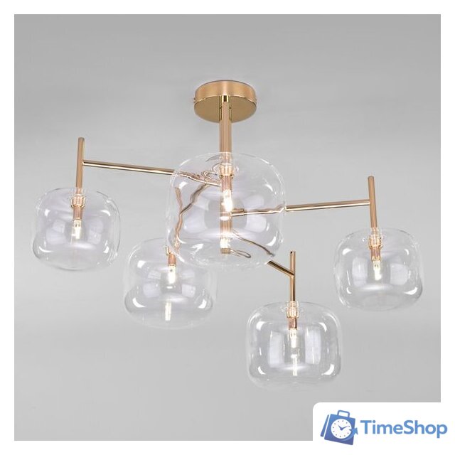 Люстра средней высоты Евросвет Jar 70128/5 (золото) - Изображение №2 — Интернет-магазин Time-Shop