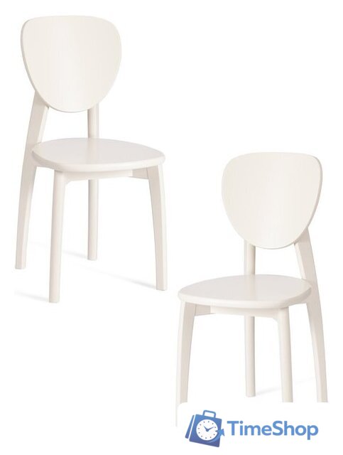 Стул TetChair Diamante жесткое сиденье (бук/ivory white) - Изображение №10 — Интернет-магазин Time-Shop