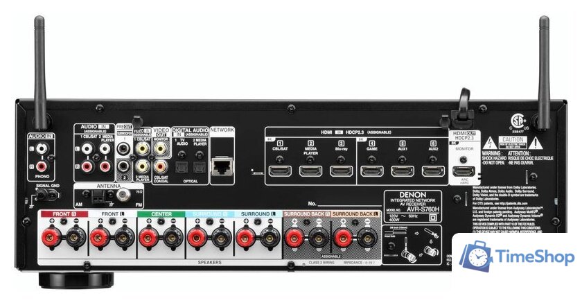 AV ресивер Denon AVR-S760H - Изображение №4 — Интернет-магазин Time-Shop