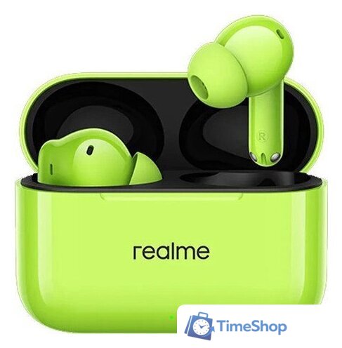 Наушники Realme Buds T200 (зеленый) - Изображение №1 — Интернет-магазин Time-Shop