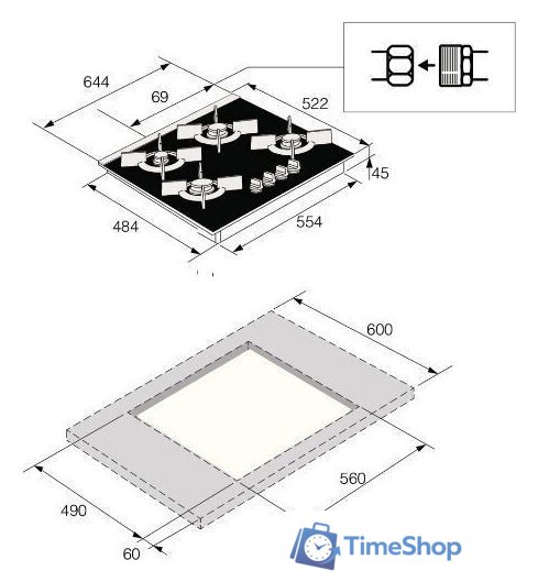 Варочная панель ASKO HG8640BGB1 - Изображение №5 — Интернет-магазин Time-Shop