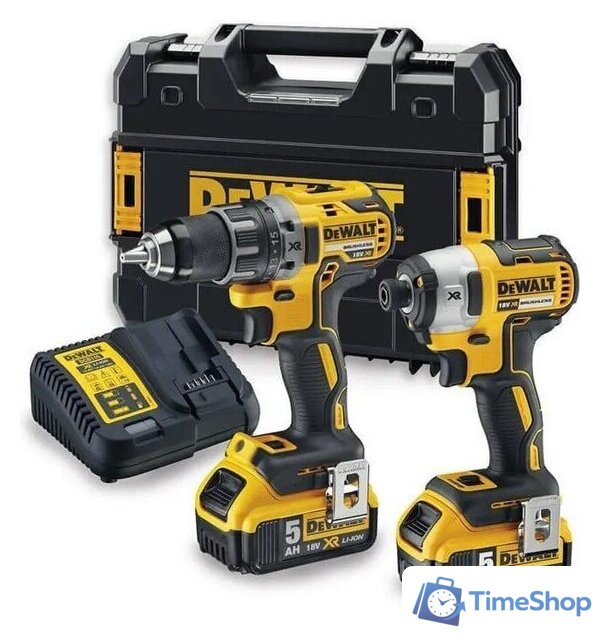  DeWalt DCK268P2T (шуруповерт, винтоверт, 2 АКБ, кейс) - Изображение №1 — Интернет-магазин Time-Shop