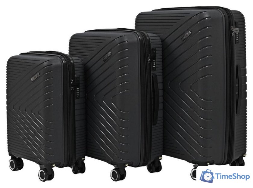 Чемодан-спиннер Pride РР-202 (M, черный) - Изображение №11 — Интернет-магазин Time-Shop