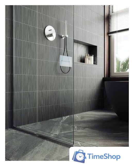 Душевая стенка MaybahGlass 195x89 MGD-689-5у (прозрачное стекло/хром матовый) - Изображение №3 — Интернет-магазин Time-Shop