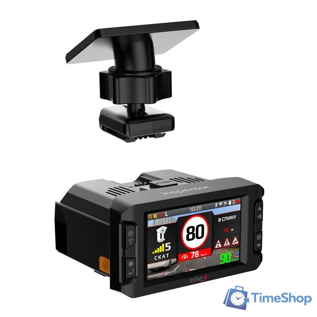 Видеорегистратор-радар детектор (2в1) Inspector Mike S - Изображение №2 — Интернет-магазин Time-Shop