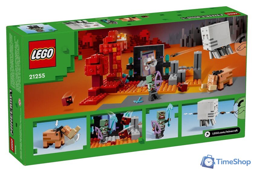 Конструктор LEGO Minecraft 21255 Засада у портала в Нижний мир - Изображение №2 — Интернет-магазин Time-Shop