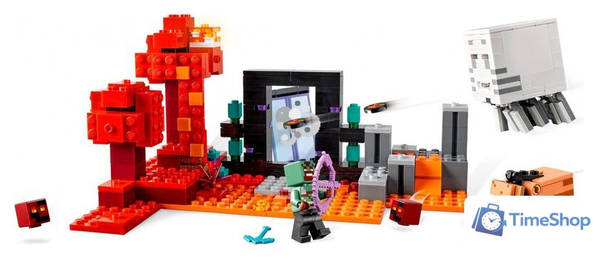Конструктор LEGO Minecraft 21255 Засада у портала в Нижний мир - Изображение №5 — Интернет-магазин Time-Shop