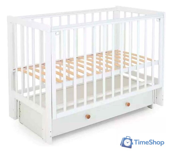 Классическая детская кроватка Rant Indy Box 780 (cloud white) - Изображение №1 — Интернет-магазин Time-Shop