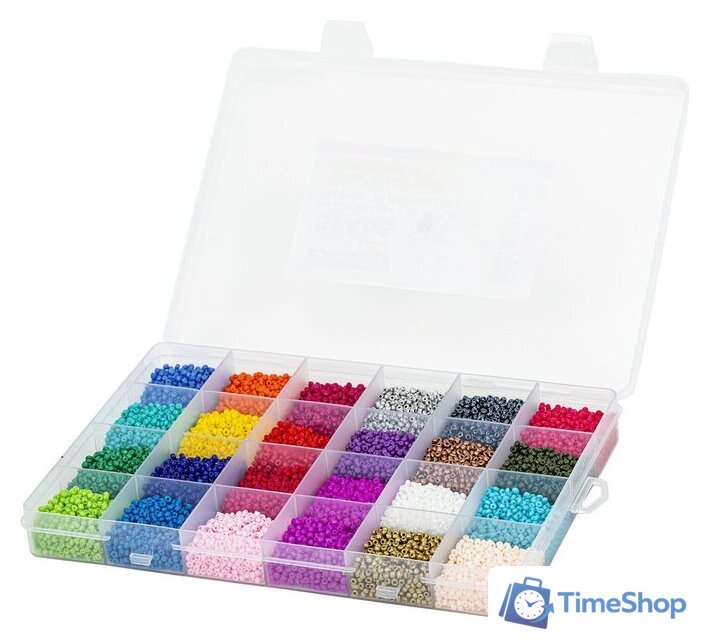 Набор бисероплетения BRAUBERG Kids Beads Set 664696 - Изображение №4 — Интернет-магазин Time-Shop