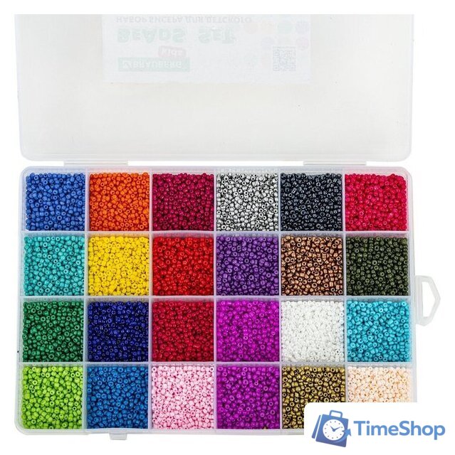 Набор бисероплетения BRAUBERG Kids Beads Set 664696 - Изображение №3 — Интернет-магазин Time-Shop