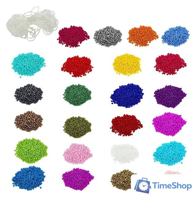 Набор бисероплетения BRAUBERG Kids Beads Set 664696 - Изображение №2 — Интернет-магазин Time-Shop