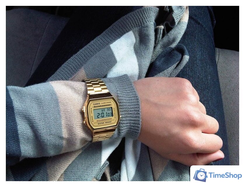 Наручные часы Casio A-168WG-9W - Изображение №3 — Интернет-магазин Time-Shop