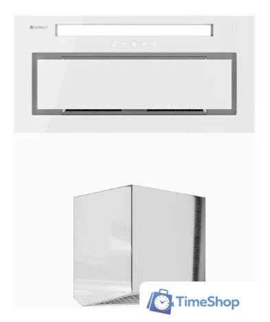 Кухонная вытяжка Globalo Silentio 60.2 White + Turbina TZ 1.1 - Изображение №2 — Интернет-магазин Time-Shop