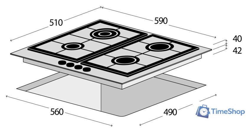Варочная панель Concept PDV4760 - Изображение №10 — Интернет-магазин Time-Shop