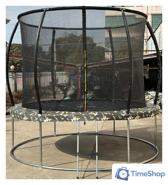 Батут Sundays Favorite Premium 8FT (квадраты, с сеткой, с лестницей) - Изображение №17 — Интернет-магазин Time-Shop