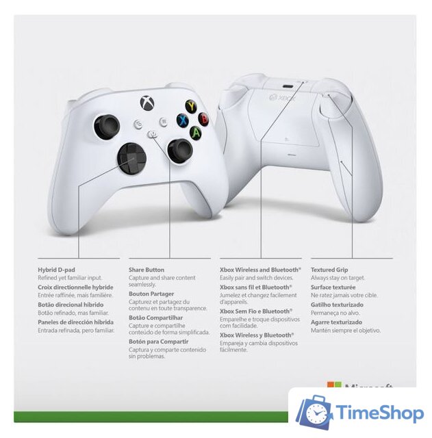 Геймпад Microsoft Xbox (белый) - Изображение №8 — Интернет-магазин Time-Shop