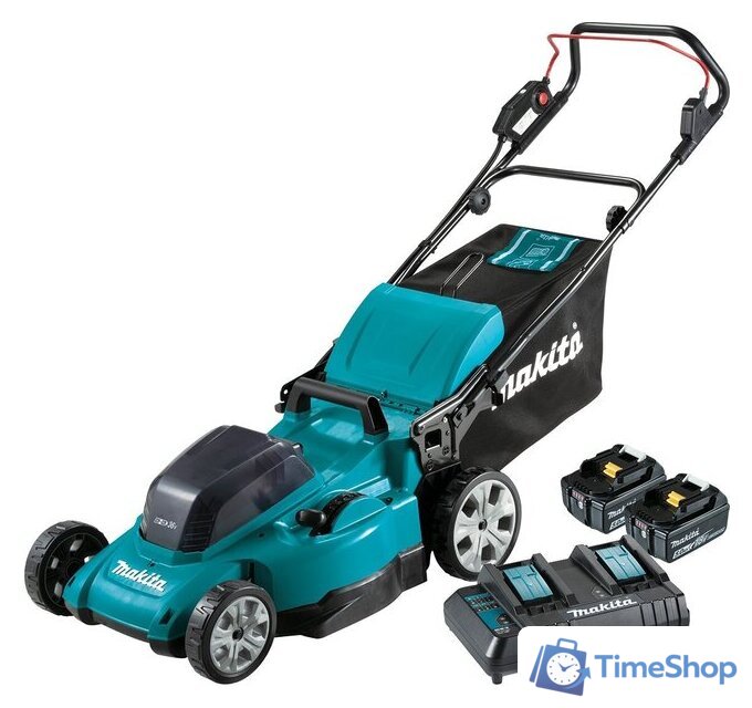 Газонокосилка Makita DLM480CT2 (с 2-мя АКБ) - Изображение №1 — Интернет-магазин Time-Shop
