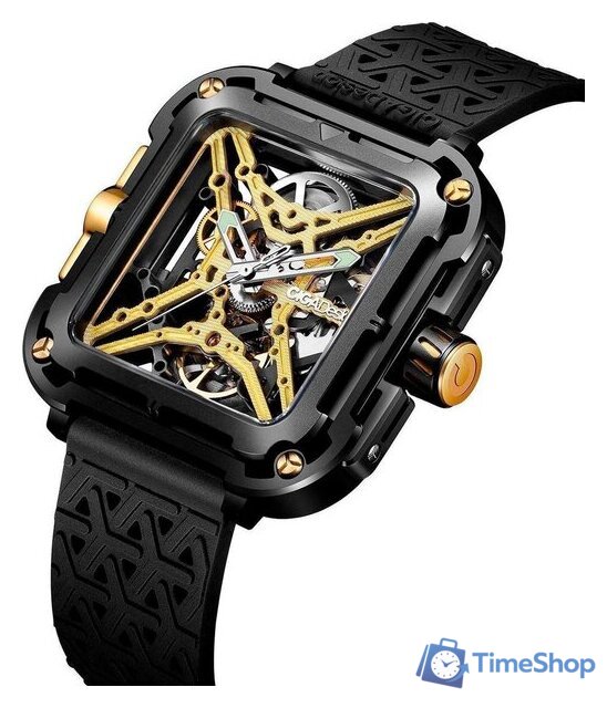 Наручные часы CIGA Design Series X Gorilla X021-BLGO-W25BK - Изображение №4 — Интернет-магазин Time-Shop