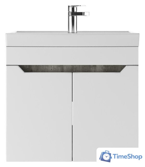  Айсберг Тумба под умывальник Енисей 60 Мечта без ящика подвесная (бетон) - Изображение №2 — Интернет-магазин Time-Shop