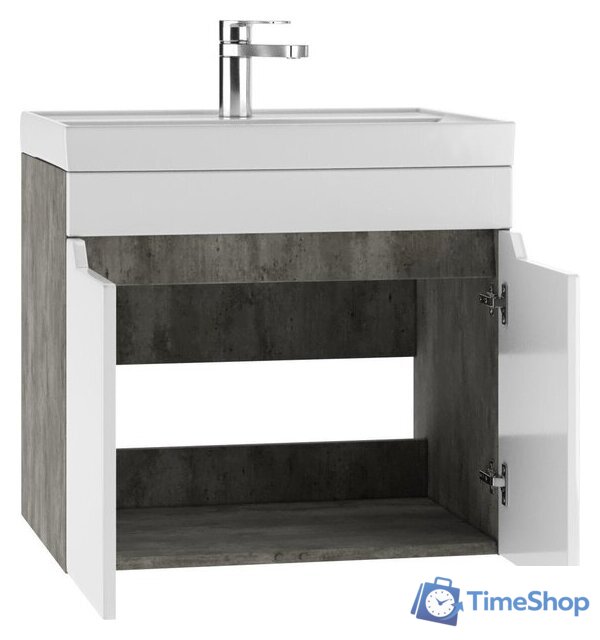  Айсберг Тумба под умывальник Енисей 60 Мечта без ящика подвесная (бетон) - Изображение №3 — Интернет-магазин Time-Shop