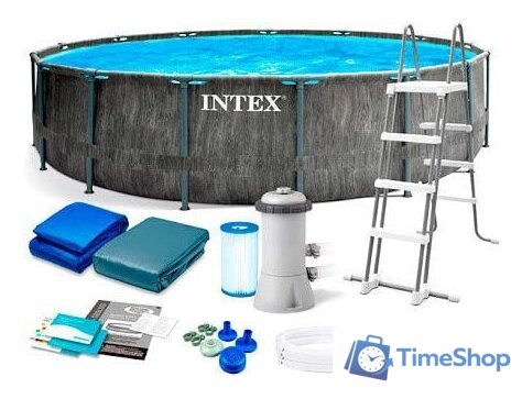 Каркасный бассейн Intex Greywood 26742 (457x122) - Изображение №3 — Интернет-магазин Time-Shop