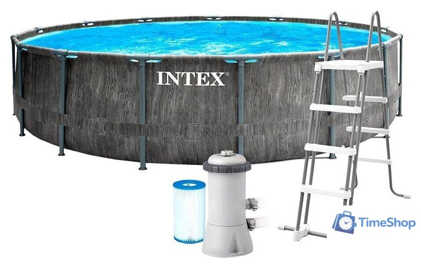 Каркасный бассейн Intex Greywood 26742 (457x122) - Изображение №1 — Интернет-магазин Time-Shop