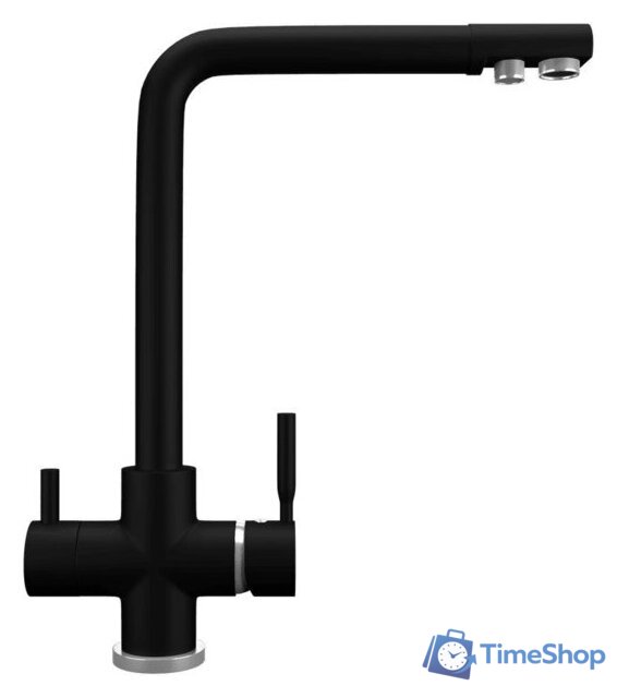 Смеситель MAUNFELD MFQT-16B (черный) - Изображение №1 — Интернет-магазин Time-Shop