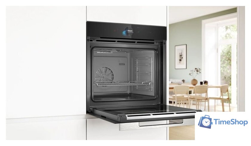 Электрический духовой шкаф Bosch Serie 8 HSG7584B1 - Изображение №3 — Интернет-магазин Time-Shop
