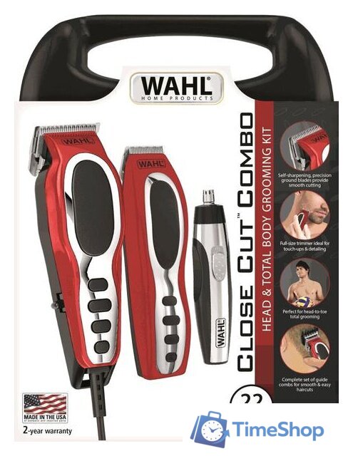 Машинка для стрижки волос Wahl Close Cut Combo 79520-5616 - Изображение №2 — Интернет-магазин Time-Shop