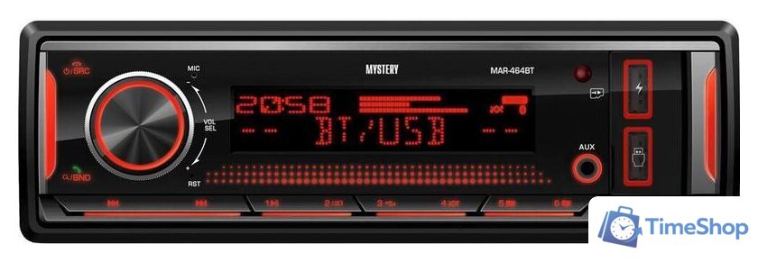 USB-магнитола Mystery MAR-464BT - Изображение №1 — Интернет-магазин Time-Shop