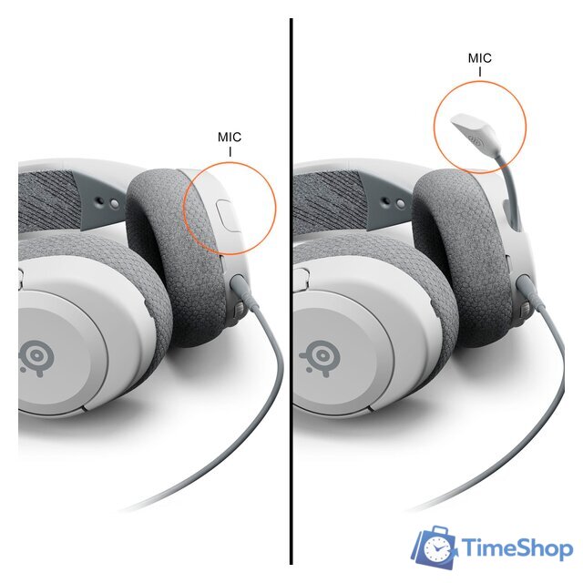 Наушники SteelSeries Arctis Nova 1 (белый) - Изображение №8 — Интернет-магазин Time-Shop