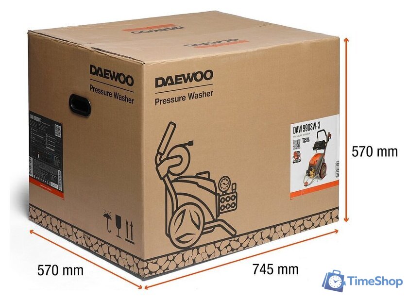 Мойка высокого давления Daewoo Power DAW 990SW-3 - Изображение №9 — Интернет-магазин Time-Shop