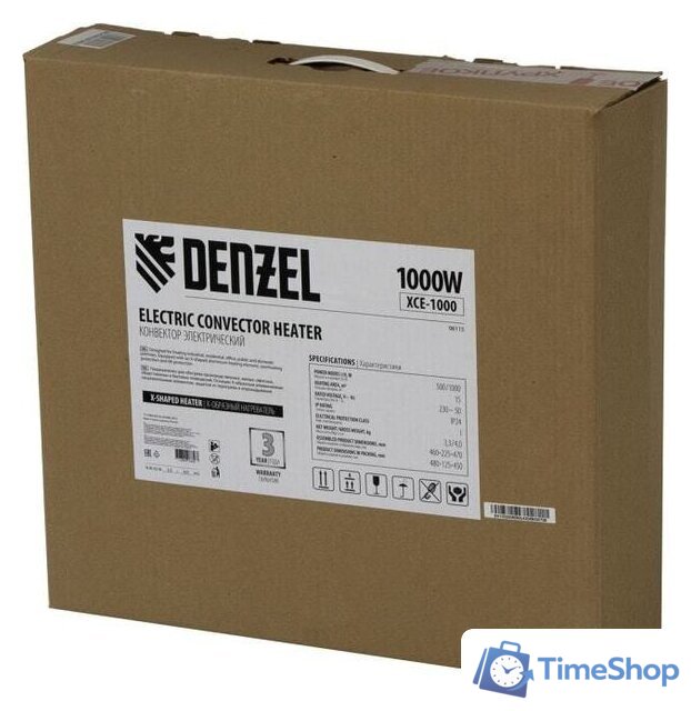 Конвектор Denzel XCE-1000 - Изображение №5 — Интернет-магазин Time-Shop