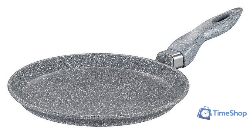Блинная сковорода Elan Gallery Гармония вкуса 120568 (серый мрамор) - Изображение №1 — Интернет-магазин Time-Shop